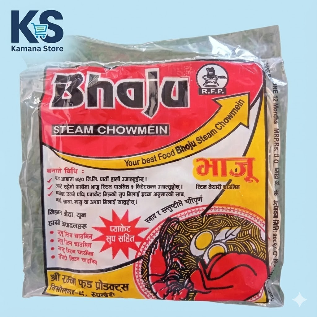 Bhaju Steam Chowmein  Noodle 125 gr