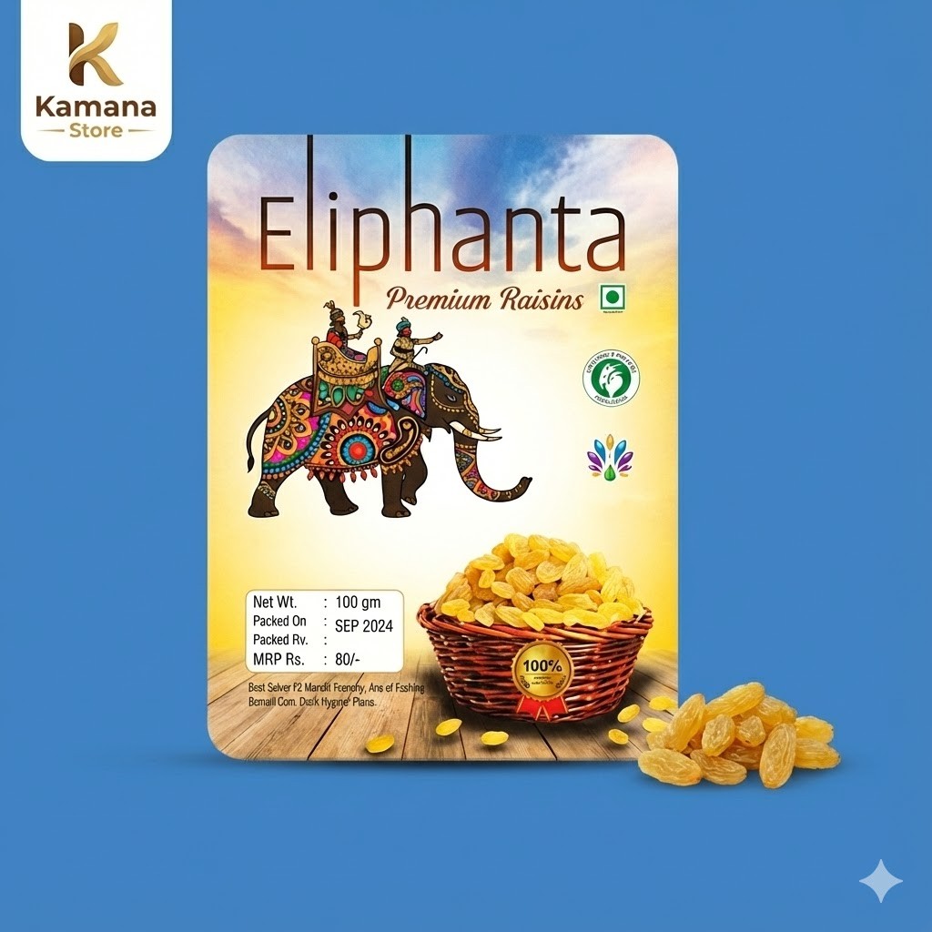 Elephanta  Raisins Kimis 100 gr