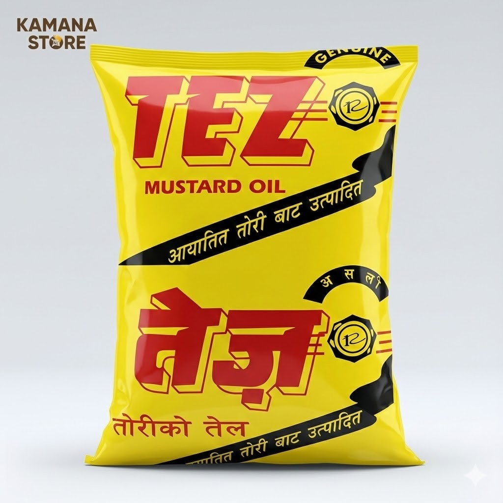 Tez Mustard Oil 500 ml Pouch