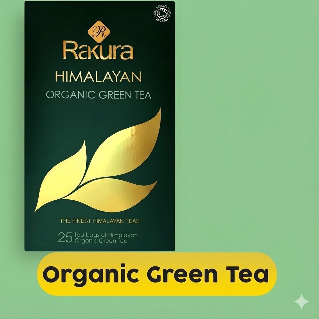 Rakura Himalayan Organic Green Tea 37,5g