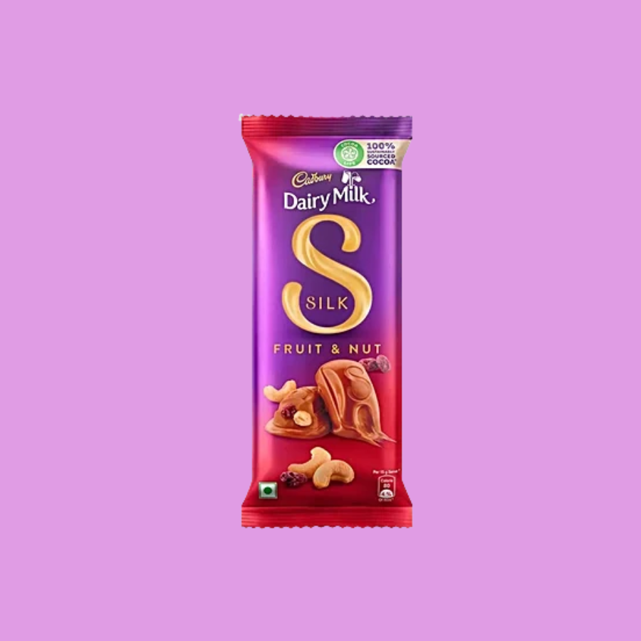 Cadbury dairy milk fruit and nut silk