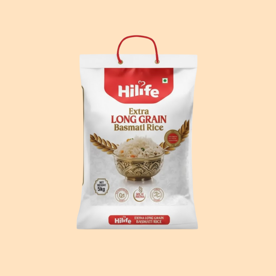 Hilife Extra Long Grain Basmati Rice 5 kg