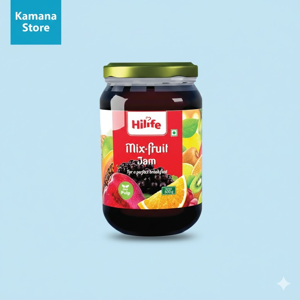 Hilife Mix Fruit Jam 500 gm