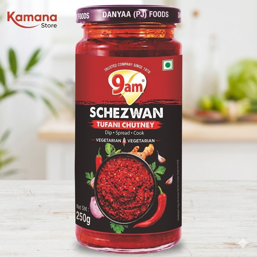 9AM Szechwan Tufani Sauce 250 gr
