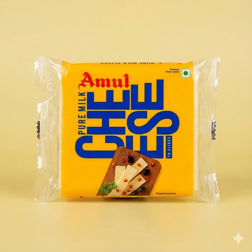 Amul Cheese Slices, 200 gm