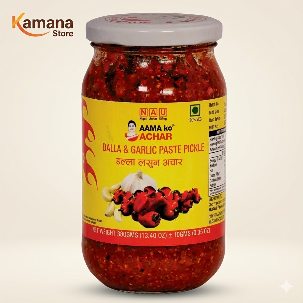 Aama Ko Achar Dalla and Lasun  Pickle 380g