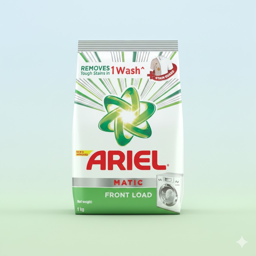 Ariel Front Load Detergent Powder 1kg