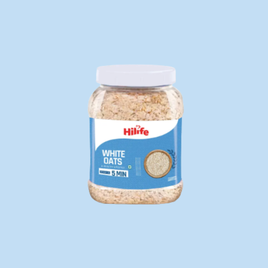 Hilife White Oats Jar 450 gram