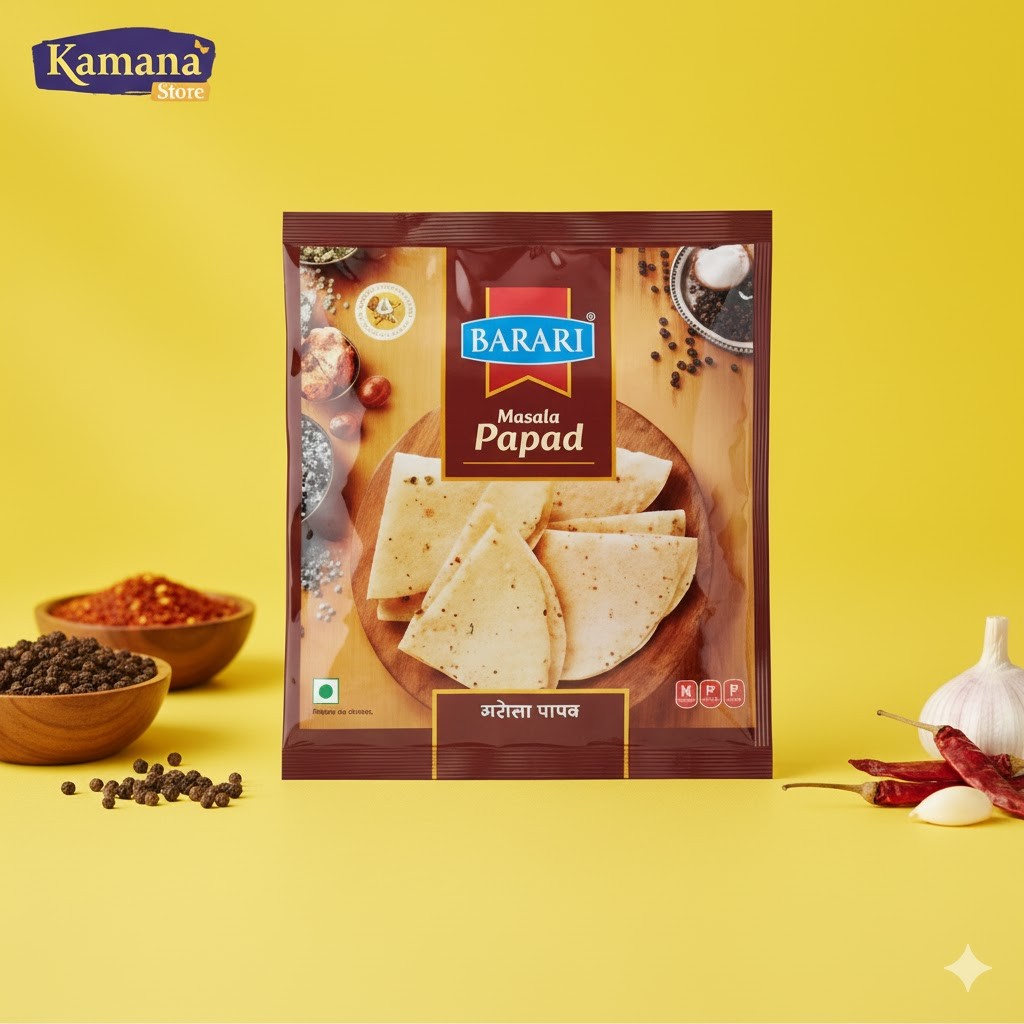 Barari large Size Masala Papad 180 g