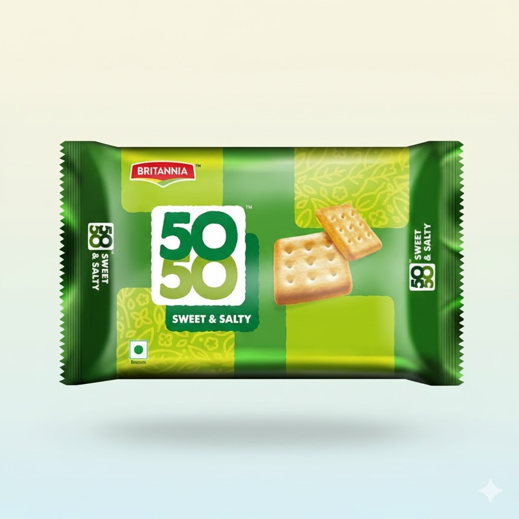 50-50 Sweet and Salty Biscuits 150g