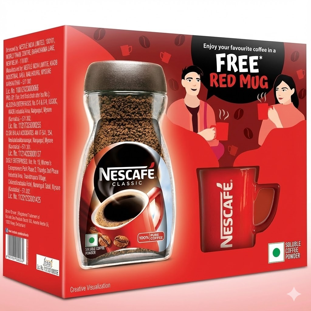 NESCAFÉ Classic Instant Coffee Cuo Free 180gr